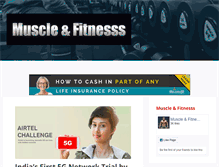 Tablet Screenshot of muscleandfitnesss.com